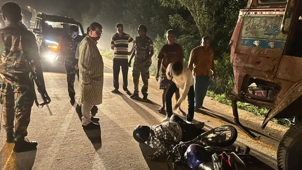 बहरागोड़ा: सड़क दुर्घटना में गुड़ाबांदा अंचल के उच्च वर्गीय लिपिक की मौत