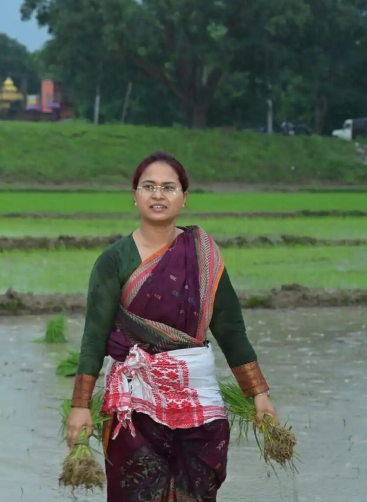 कैमरे में कैद "धानरोपनी": खेत में दिखावा, किसान के मुद्दों पर चुप्पी!