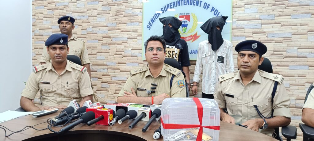 जमशेदपुर: मानगो में गोलीकांड का खुलासा, दो अपराधी गिरफ्तार, पिस्टल और कारतूस बरामद