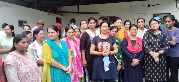 महालय पर क्रीड़ा भारती का 5 किमी पैदल मार्च, महिलाओं ने दिखाया उत्साह