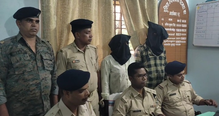 जमशेदपुर: ओलीडीह ओपी पुलिस की बड़ी सफलता, दो नशा तस्कर ब्राउन शुगर के साथ रंगेहाथ गिरफ्तार