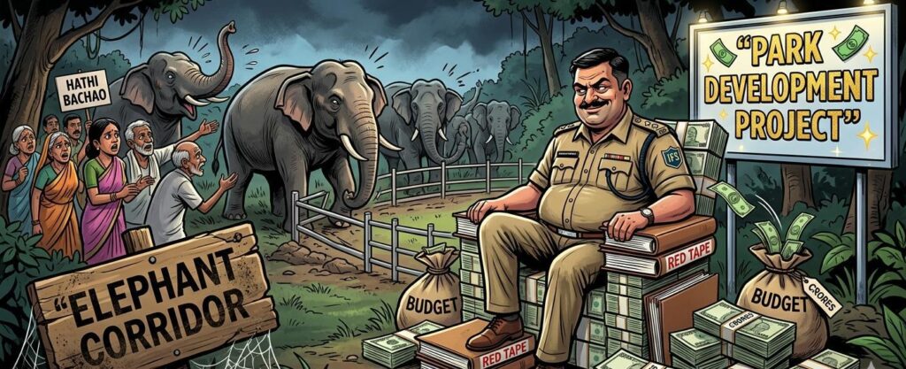 विशेष रिपोर्ट: जमशेदपुर वन प्रमंडल में 'पार्क' के नाम पर करोड़ों का खेल, हाथी कॉरिडोर बनवाना भूला विभाग